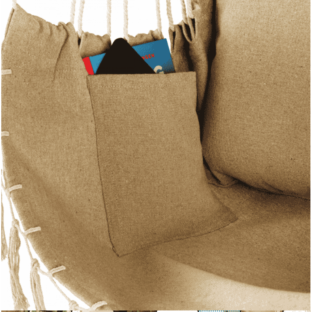 Бразильське крісло - гамак Outtec Boho Sois XXL бежевий