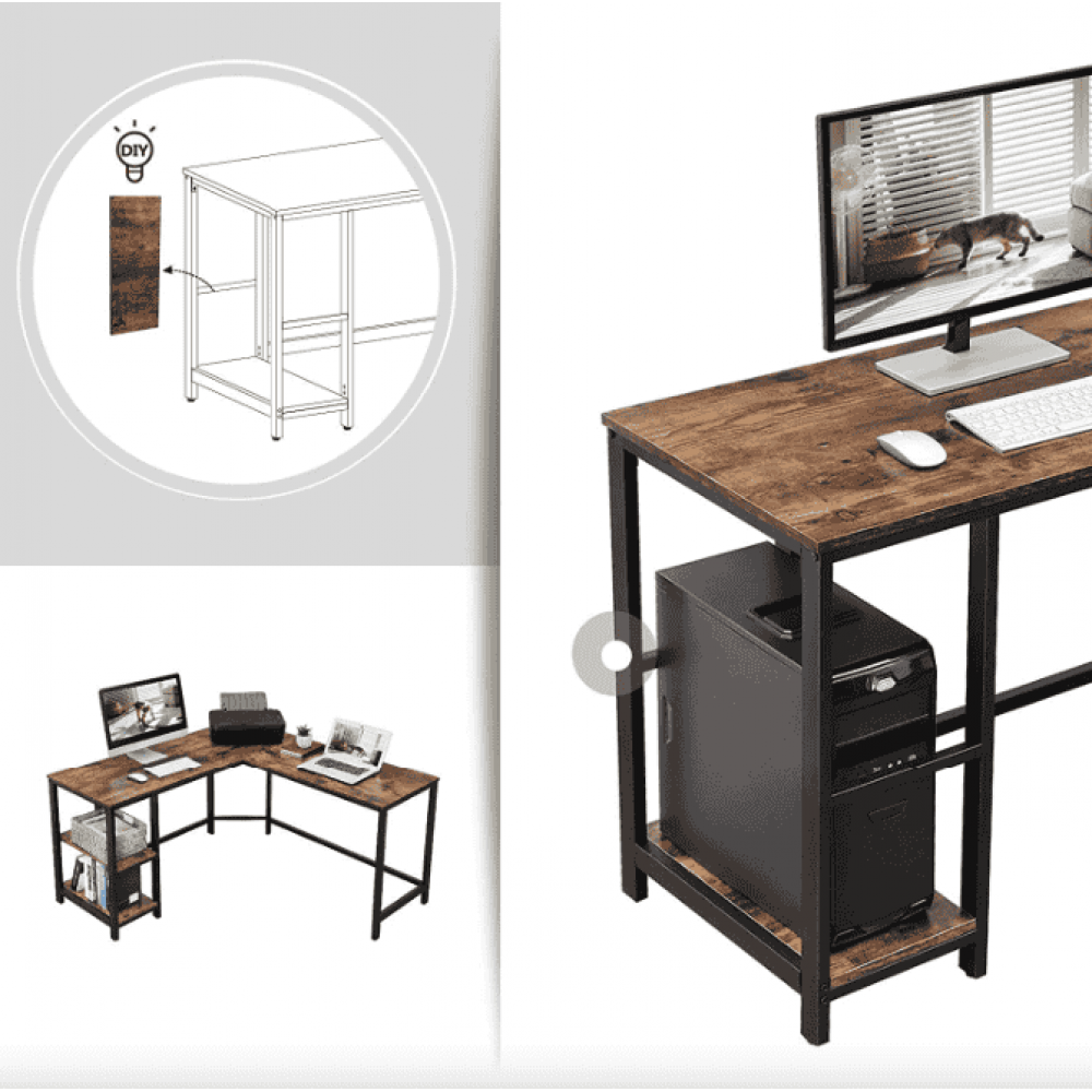 Компьютерный стол Leobert Maxus угловой в стиле Loft