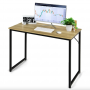 Письменный стол Costway Homart с стальным каркасом натуральный
