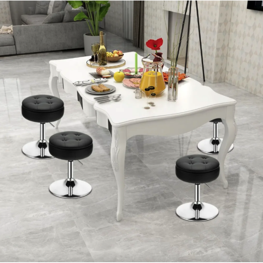 Стул-трансформер 3 в 1 Costway Meri с местом для хранения, черный