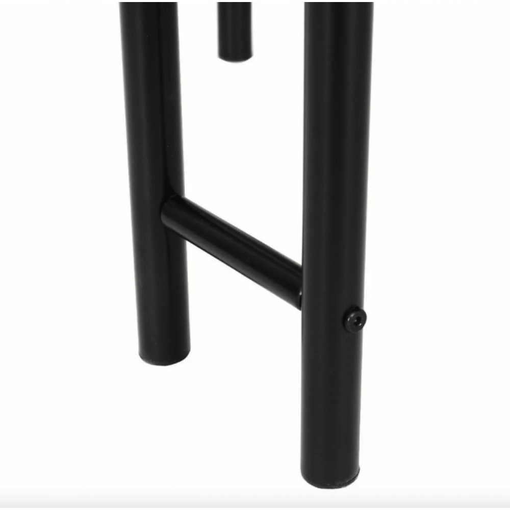 Комплект меблів Costway Katarina стіл і 4 стільці чорний