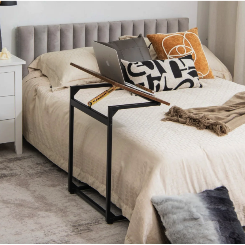 Журнальный столик Costway Allegro с регулируемой столешницей в стиле Loft