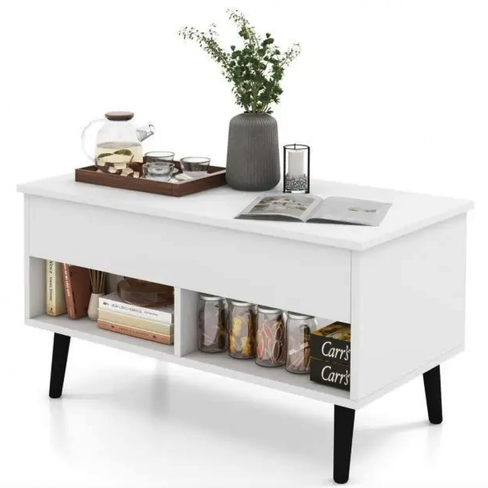 Стол-трансформер Costway Lagom в стиле Loft белый