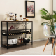 Стол для кухни Costway Alfred фуршетный в стиле Loft