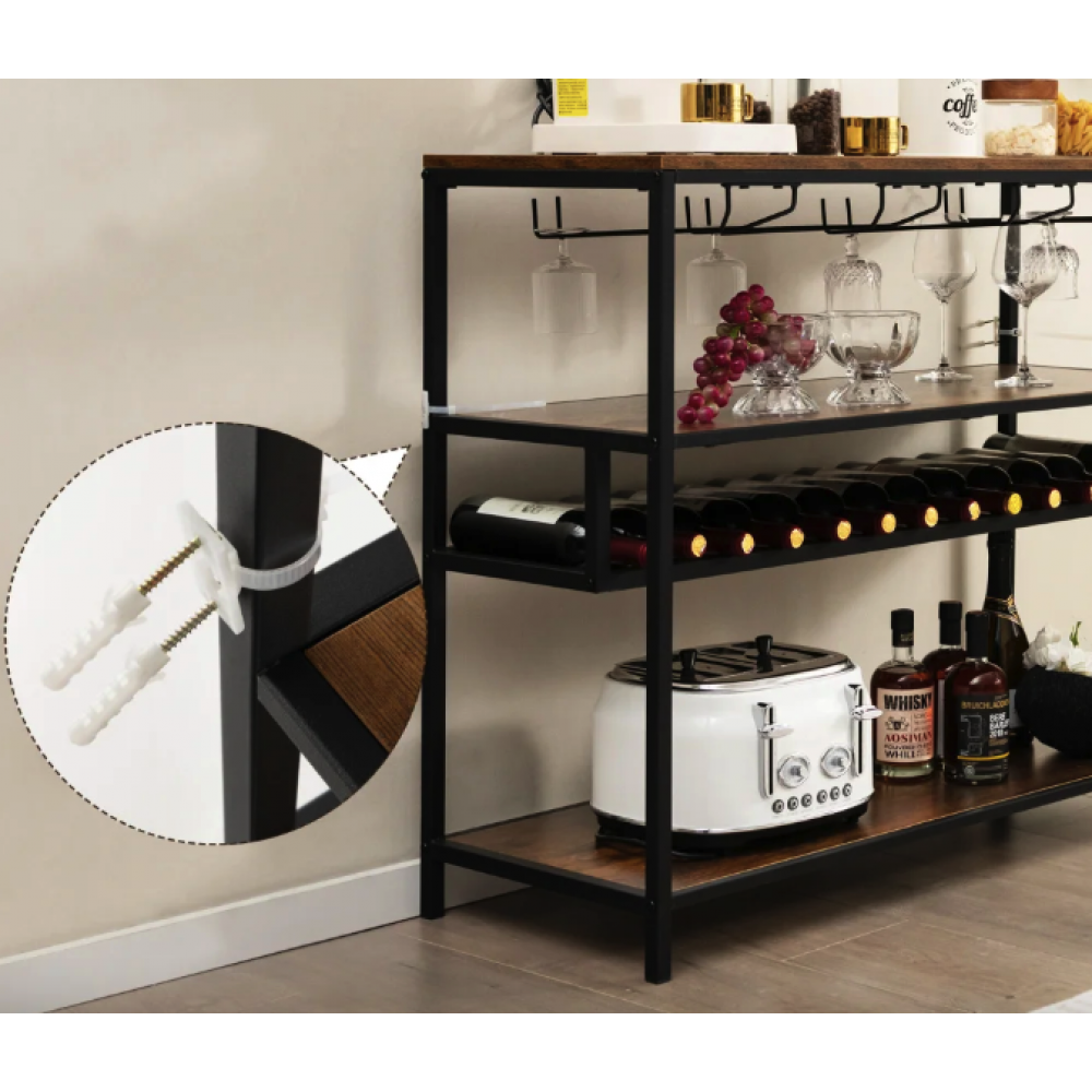 Стол для кухни Costway Alfred фуршетный в стиле Loft