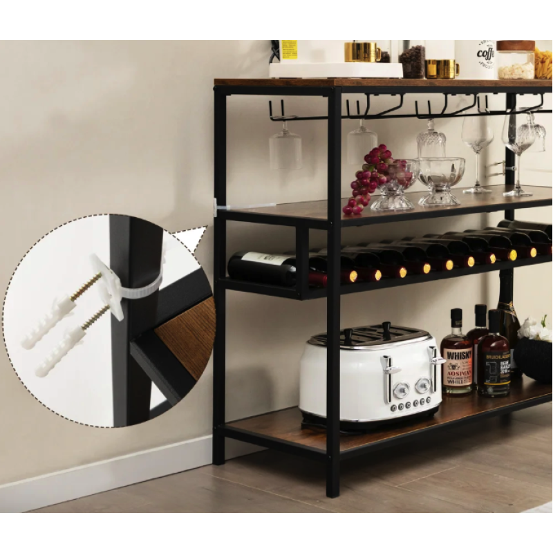 Стол для кухни Costway Alfred фуршетный в стиле Loft