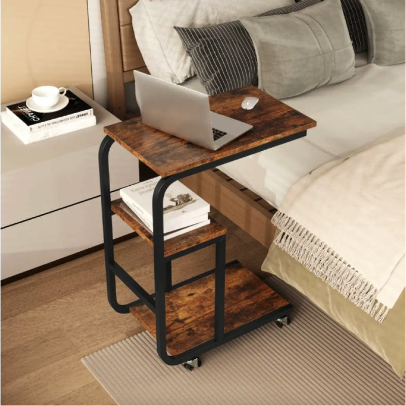 Журнальний столик приставний Costway Tavolino 2шт в стилі Loft