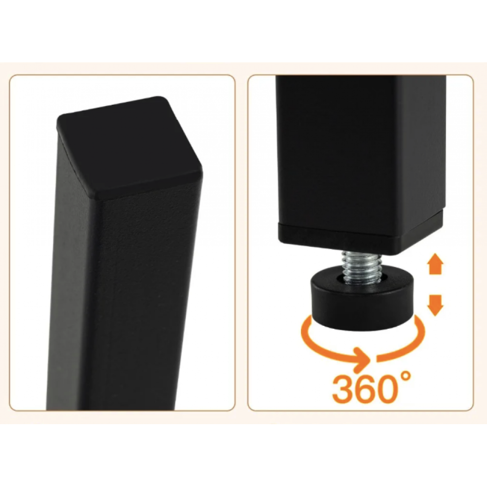 Барний стіл та 2 барні стільці Costway Hoobro в стилі Loft