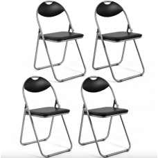 Комплект з 4х складаних стільців Costway Moro