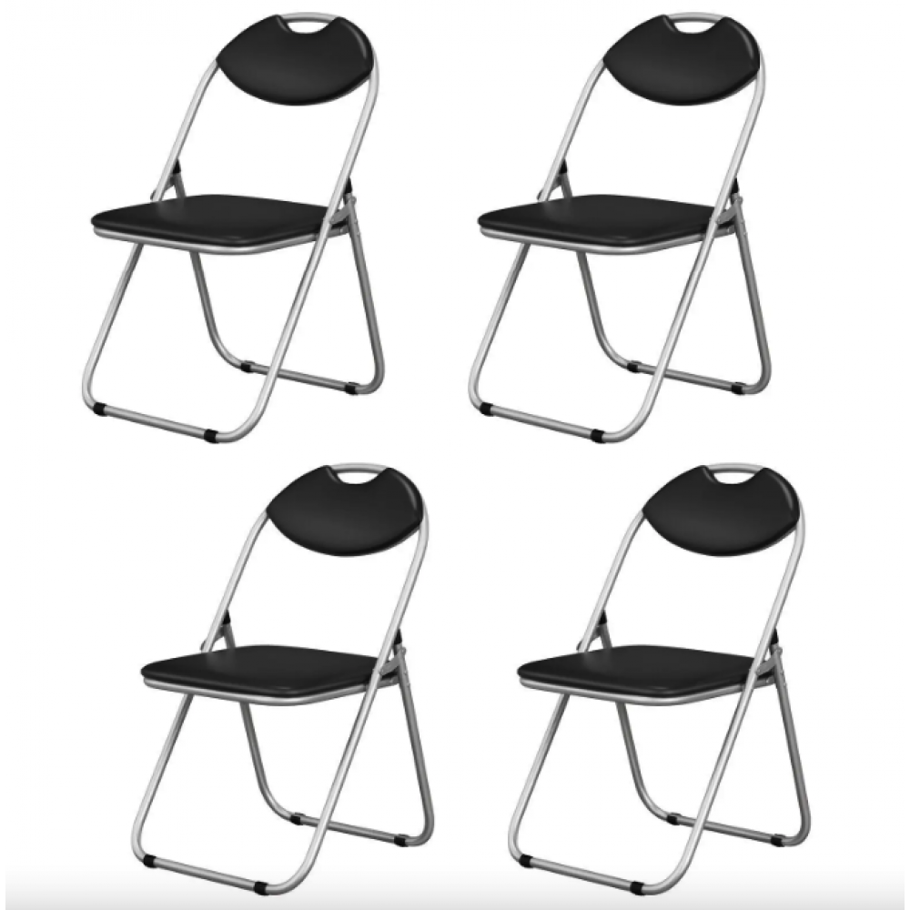 Комплект з 4х складаних стільців Costway Moro