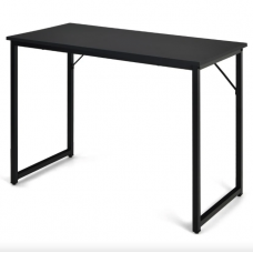 Письмовий стіл Costway Homart із сталевим каркасом чорний Письмовий стіл Costway Homart із сталевим каркасом чорний