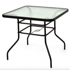 Садовый стол Costway Jupiter стеклянный