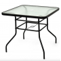 Садовый стол Costway Jupiter стеклянный