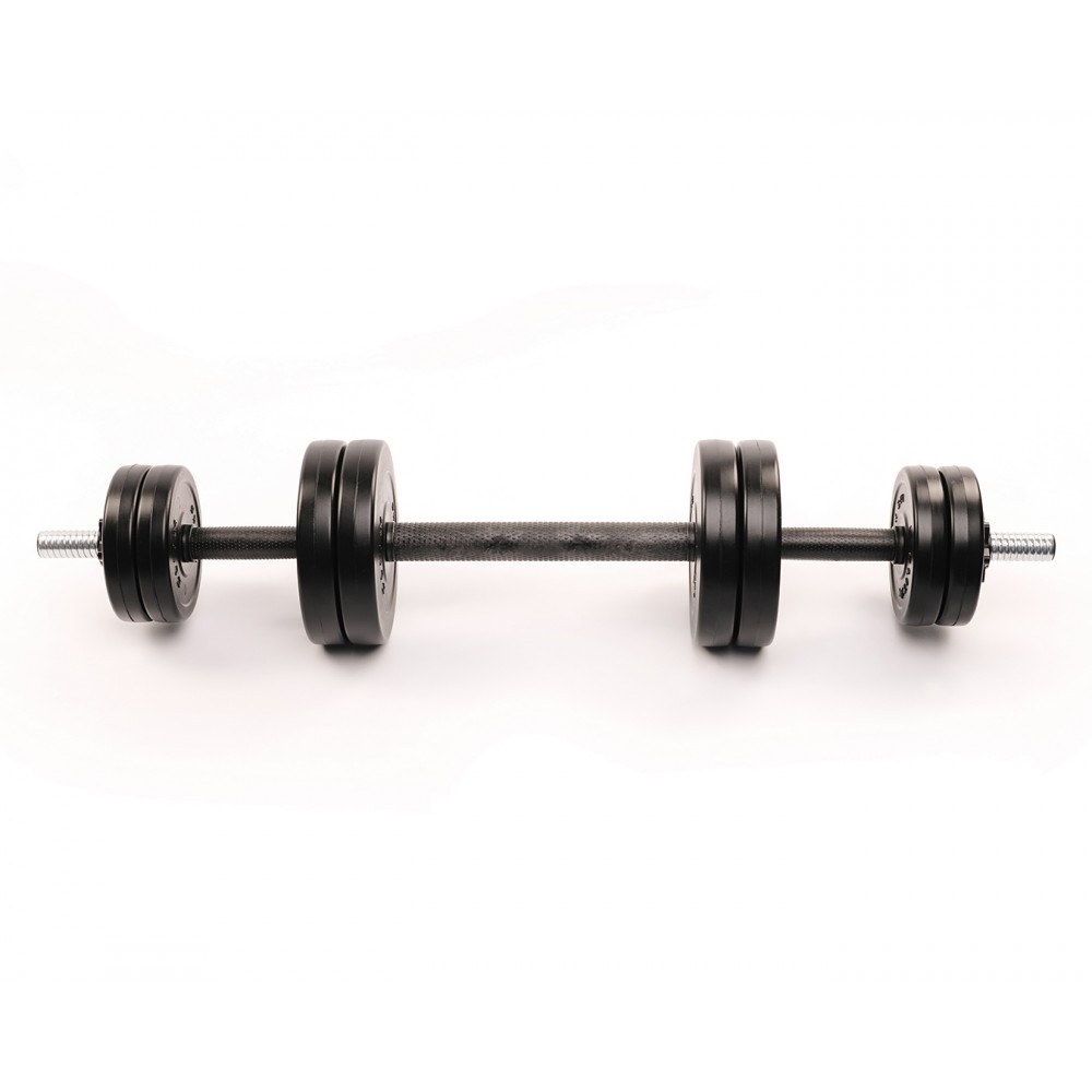 Гантели Elitum 2 × 16 кг с удлинителем грифа для штанги