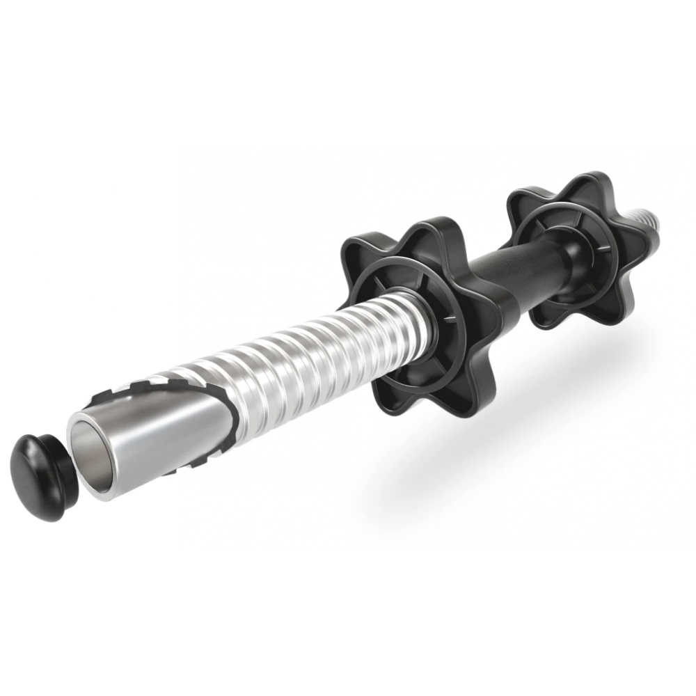 Гантели Elitum 2 × 16 кг с удлинителем грифа для штанги