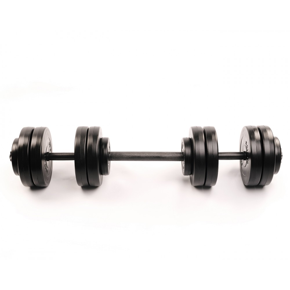 Гантели Elitum 2 x 26 кг с удлинителем грифа для штанги