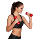 Гантелі для фітнесу вінілові круглі York Fitness 2х0,5 кг рожевий