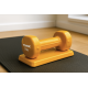 Гантелі для фітнесу вінілові круглі York Fitness 2х2 кг жовтий