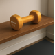 Гантелі для фітнесу вінілові круглі York Fitness 2х2 кг жовтий