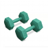 Гантели для фитнеса композитные Hop-Sport HS-C010DS 2×1 кг бирюзовые