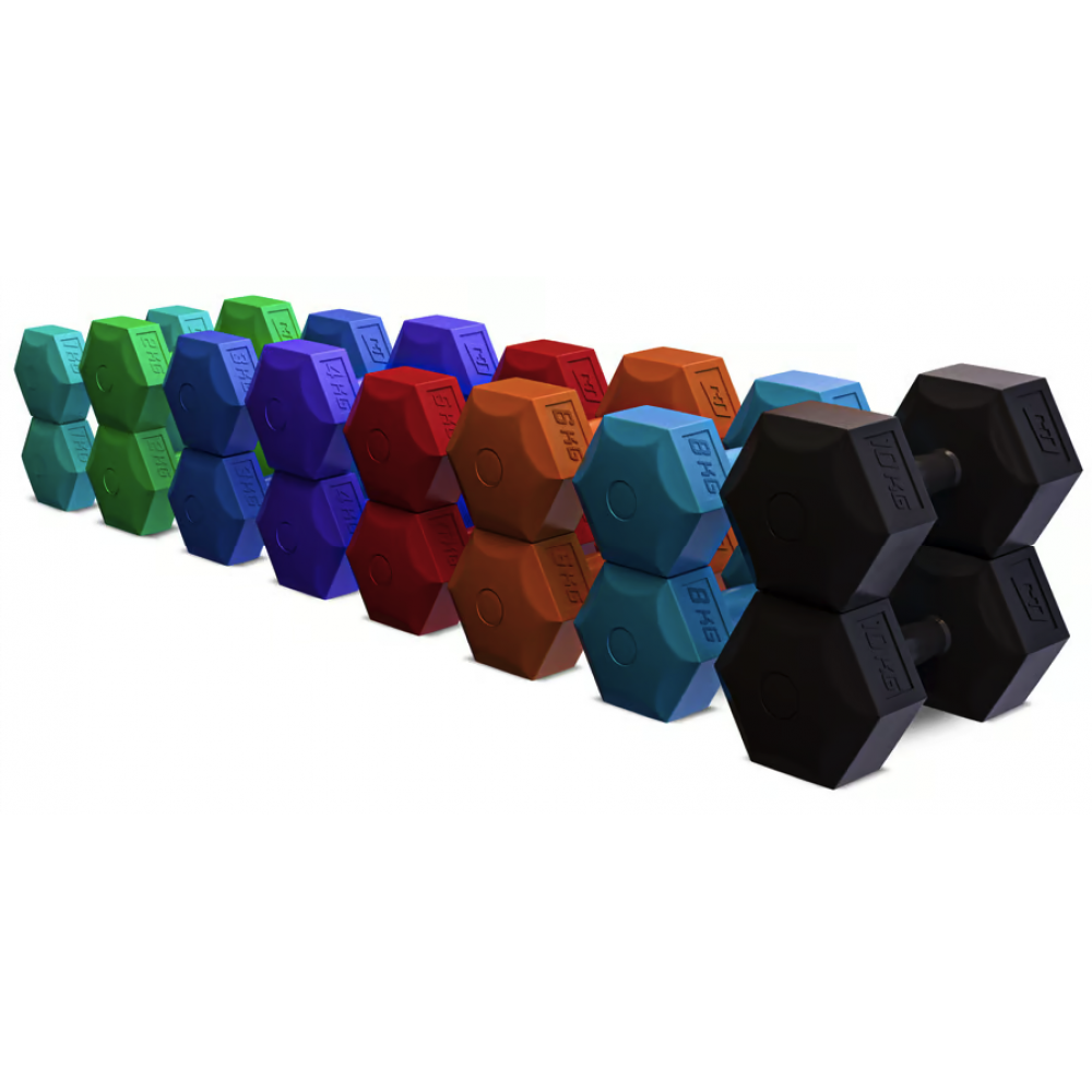 Композитные гантели для фитнеса Hop-Sport HS-C020DS 2x2 кг, зелёные