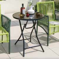 Садовый стол Costway Mix складной круглый