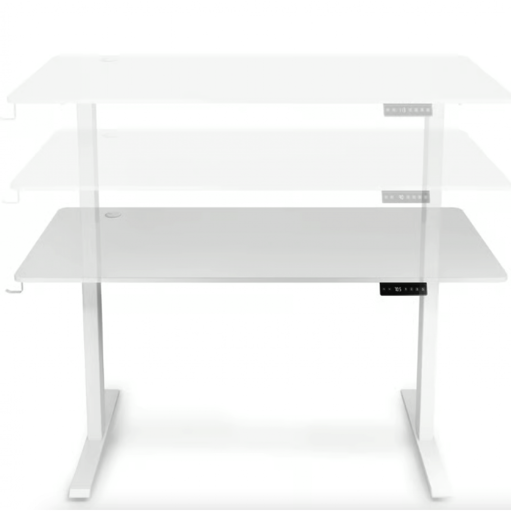 Компьютерный стол с регулируемой высотой Di Volio Biago белый