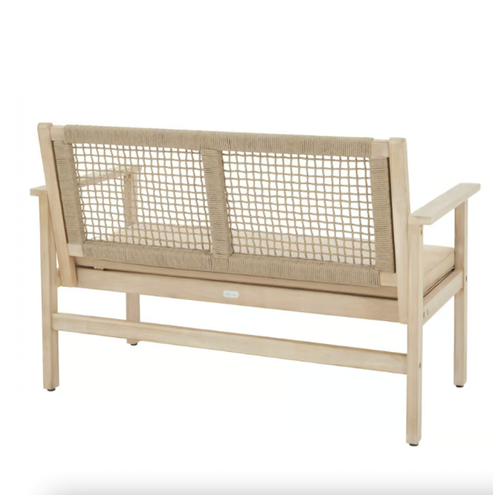 Садова лавка Di Volio Teracina зі спинкою бежевий