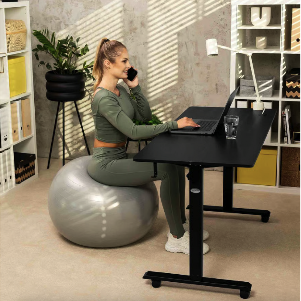 Компьютерный стол с регулируемой высотой Di Volio Rapalo черный