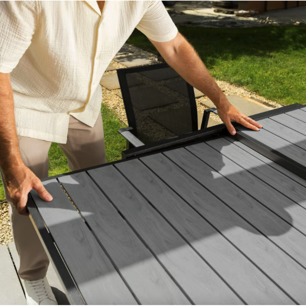 Садовый стол Di Volio Comlo раздвижной серый