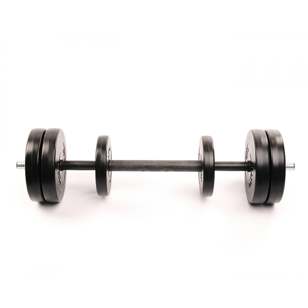 Гантели Elitum 2 х 31 кг с удлинителем грифа для штанги