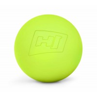 Силіконовий масажний м'яч 63 мм Hop-Sport S063MB lime