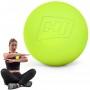Силіконовий масажний м'яч 63 мм Hop-Sport S063MB lime