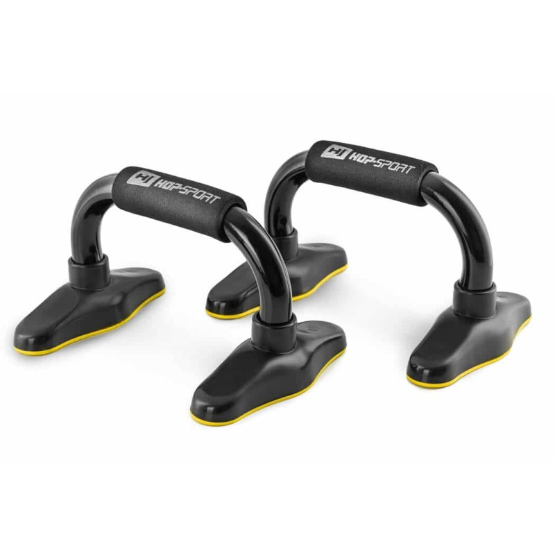 Упори для віджимань Hop-Sport M020PU чорно-жовті