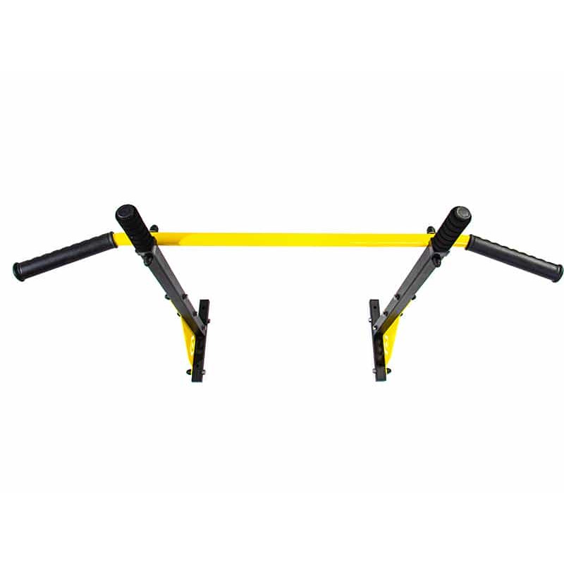 Турнік настінний Besport T0202 з 4 ручками жовтий
