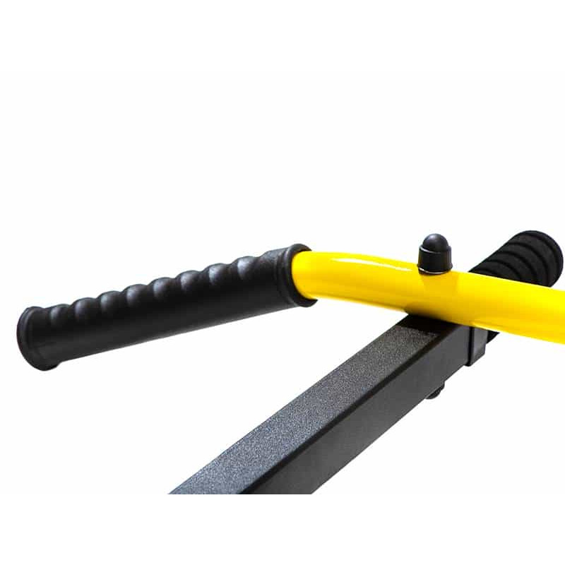 Турнік настінний Besport T0202 з 4 ручками жовтий