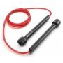 Скакалка Hop-Sport Crossfit New з пластиковими ручками, червона
