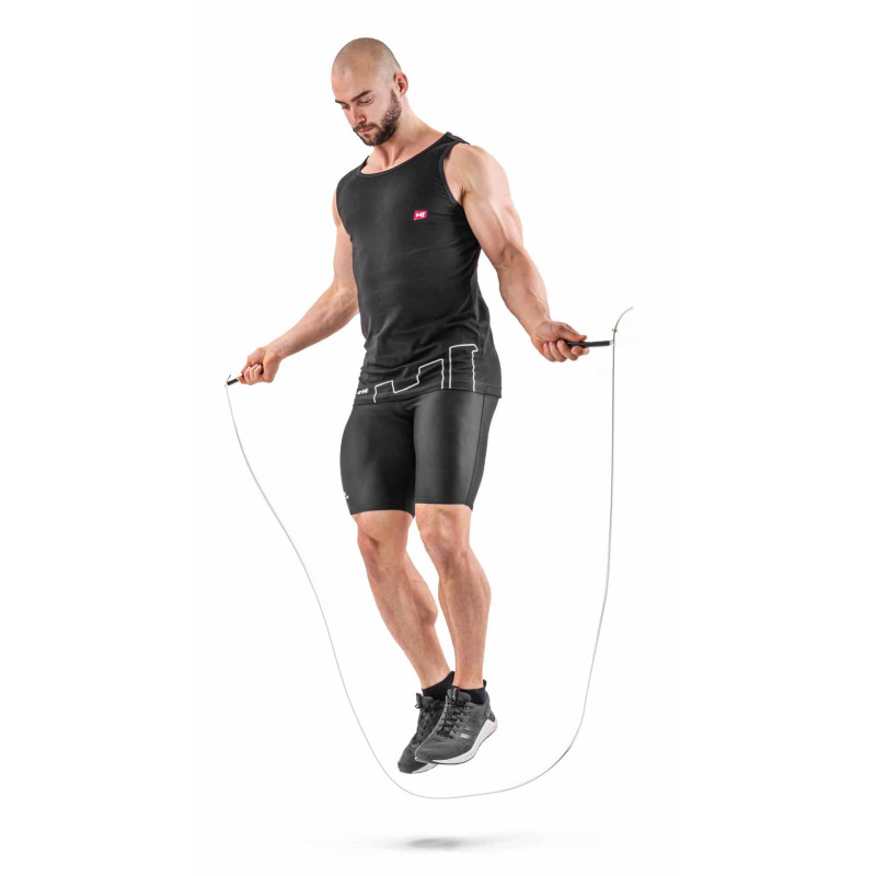 Скакалка Hop-Sport Crossfit с алюминиевыми ручками HS-A020JR красная