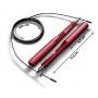 Скакалка Hop-Sport Crossfit с алюминиевыми ручками, красная