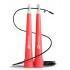 Скакалка Hop-Sport Crossfit с пластиковыми ручками, красная