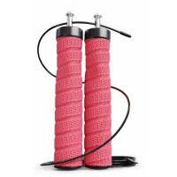 Скакалка с подшипниками и мягкой рукояткой Hop-Sport HS-P030JR красная