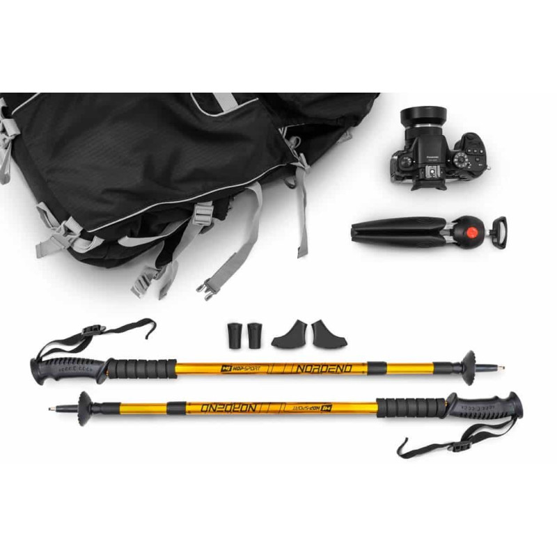 Трекинговые палки Hop-Sport Nordend золотистые