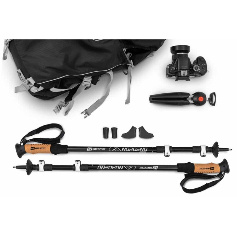 Трекинговые палки Hop-Sport Nordend Pro черные