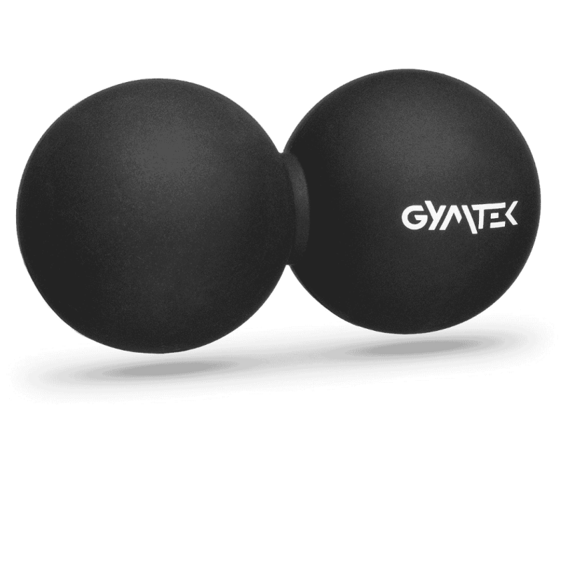 Массажный мяч Gymtek 63 мм двойной черный