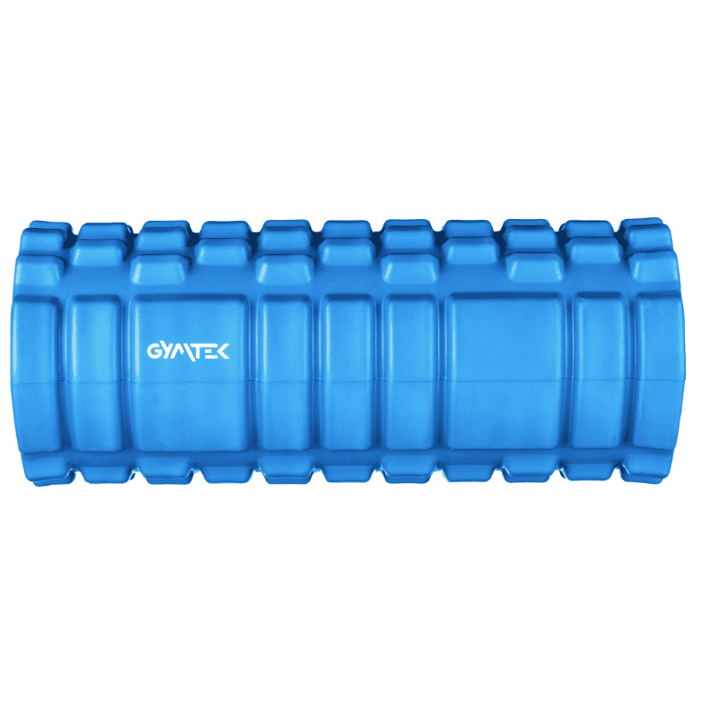 Массажный ролик Gymtek для йоги и фитнеса EVA 33*14см синий