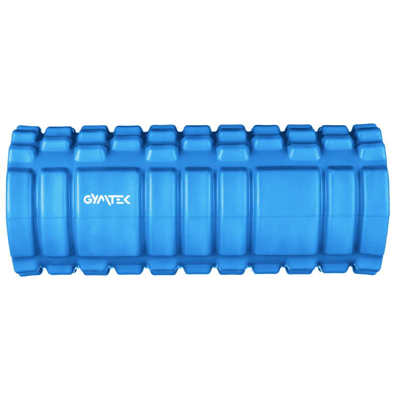 Массажный ролик Gymtek для йоги и фитнеса EVA 33*14см синий