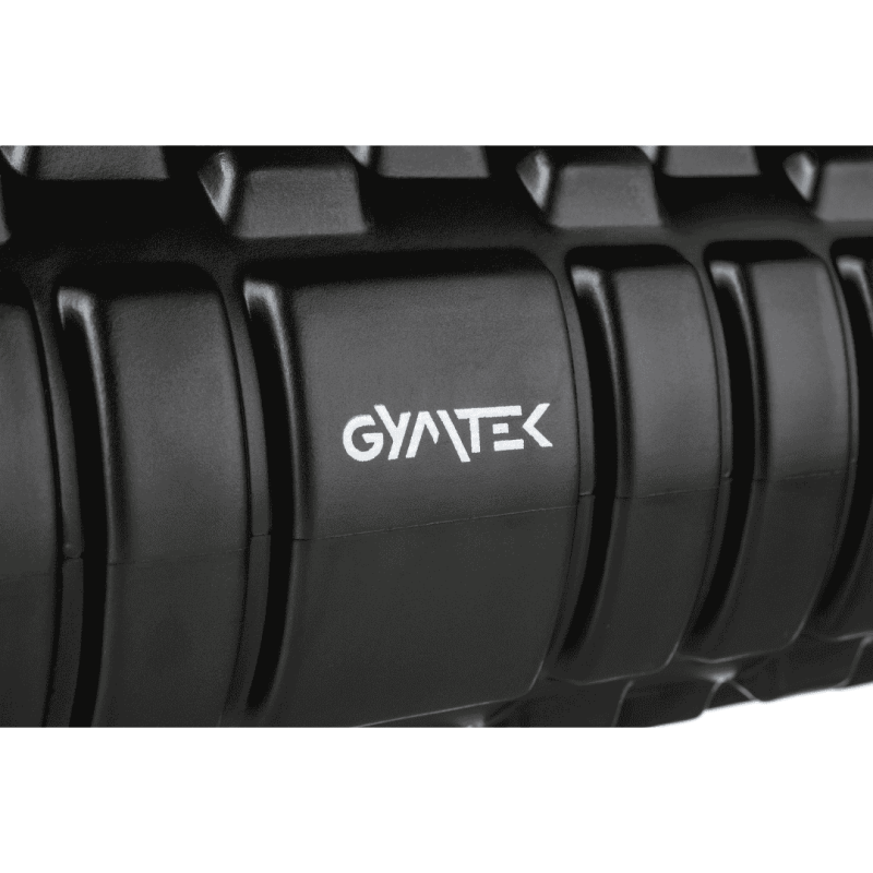 Массажный ролик Gymtek для йоги и фитнеса EVA 33*14см черно-белый