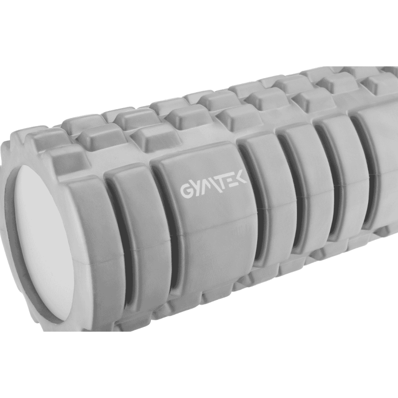 Массажный ролик Gymtek для йоги и фитнеса EVA 33*14см серый