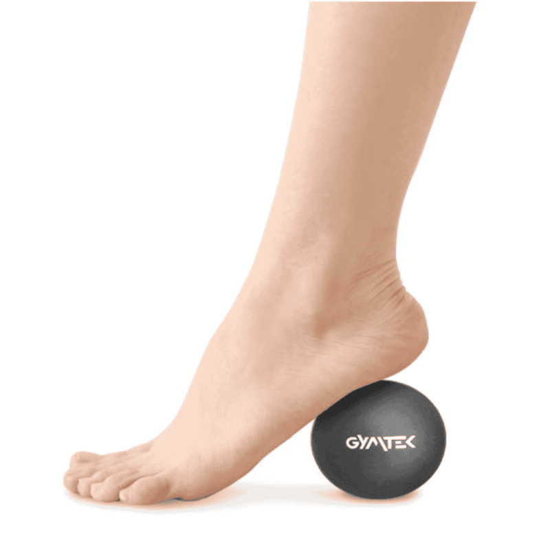 Массажный мяч Gymtek 63 мм силиконовый черный