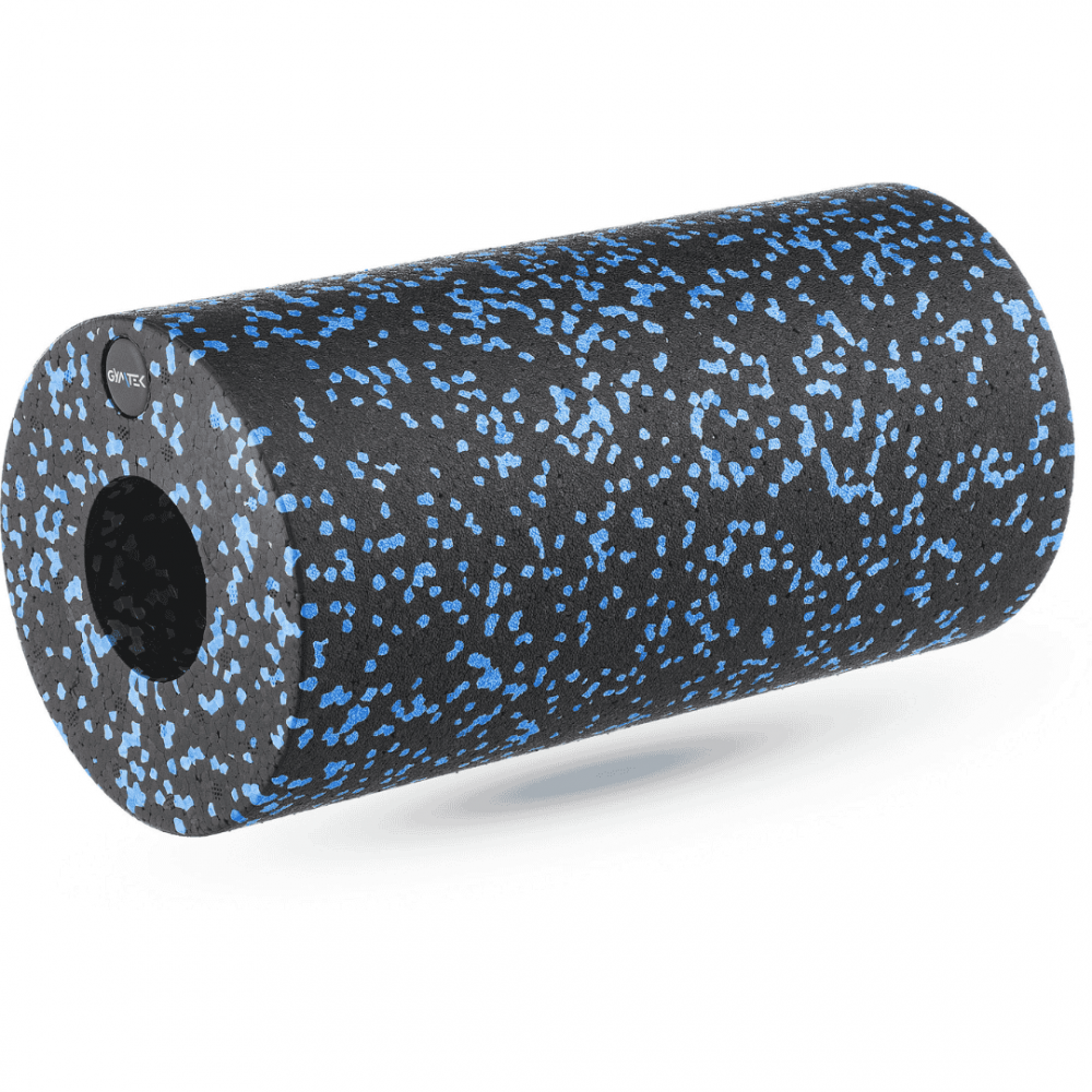Массажный ролик Gymtek для йоги и фитнеса EPP 30*15см черно-синий